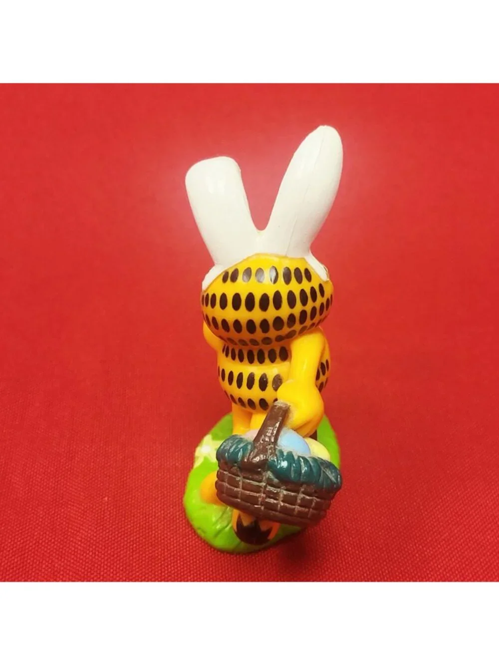 Vintage Paws Garfield Easter Bunny PVC Figurine Bunny Ears Easter Eggs